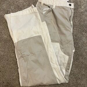 Dickies Men's Cream and Tan Pants